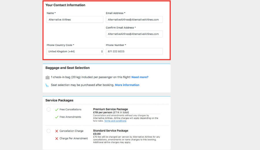 Group Bookings Step 4